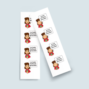 Groeistickers (per 10)